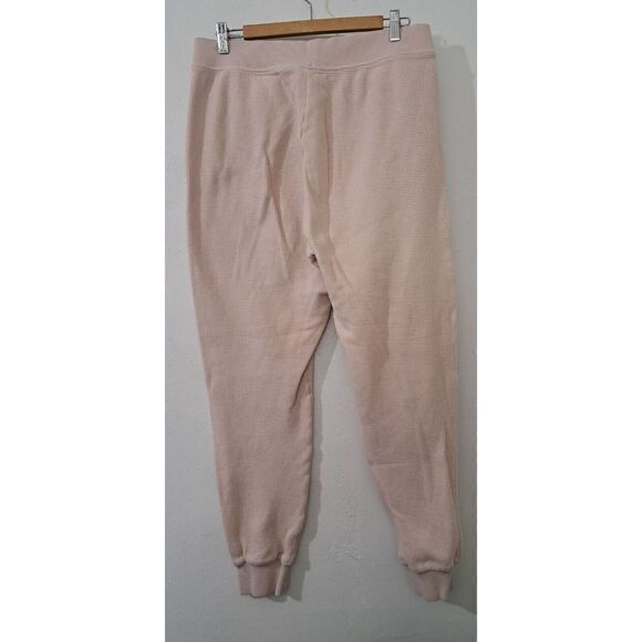 Cos Womens Large Sweatpants Joggers Waffle Knit Light Peach Color - Picture 5 of 8
